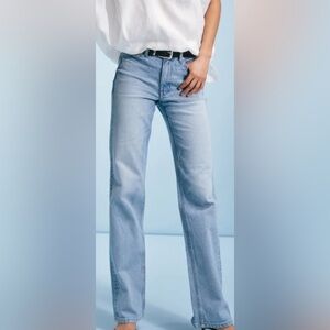 AYR The Roadie High Rise Blue Jeans Classic Fit